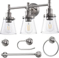 DEWENWILS Bathroom Light Fixtures, 5-Piece All-in-One Bathroom Light Set by DEWENWILS