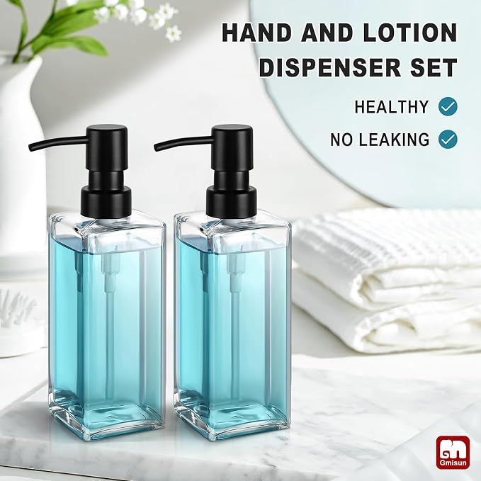 GMISUN Glass Soap Dispenser - Image 5