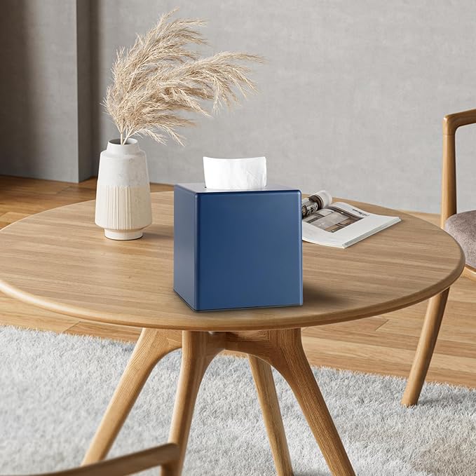 Tissue Box Cover, Square Facial Tissue Holder Storage - Image 6