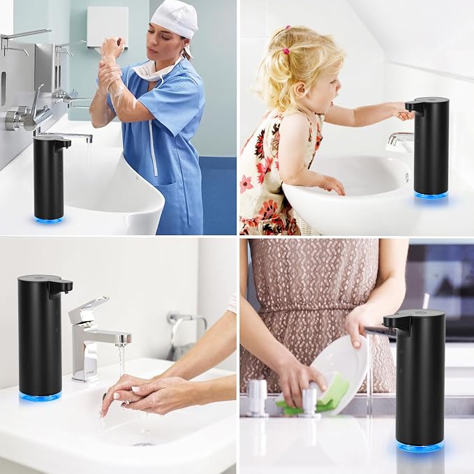 Automatic Hand Soap Dispenser Touchless: Foaming Soap Dispenser Stainless Steel - Image 7