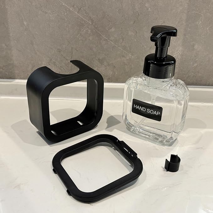 Foaming Soap Dispenser, 2 Pack 300ml Plastic Refillable Foaming Hand Soap - Image 6