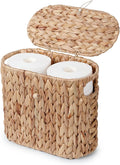 YANGQIHOME Toilet Paper Storage, Water Hyacinth Toilet Paper Storage by YANGQIHOME