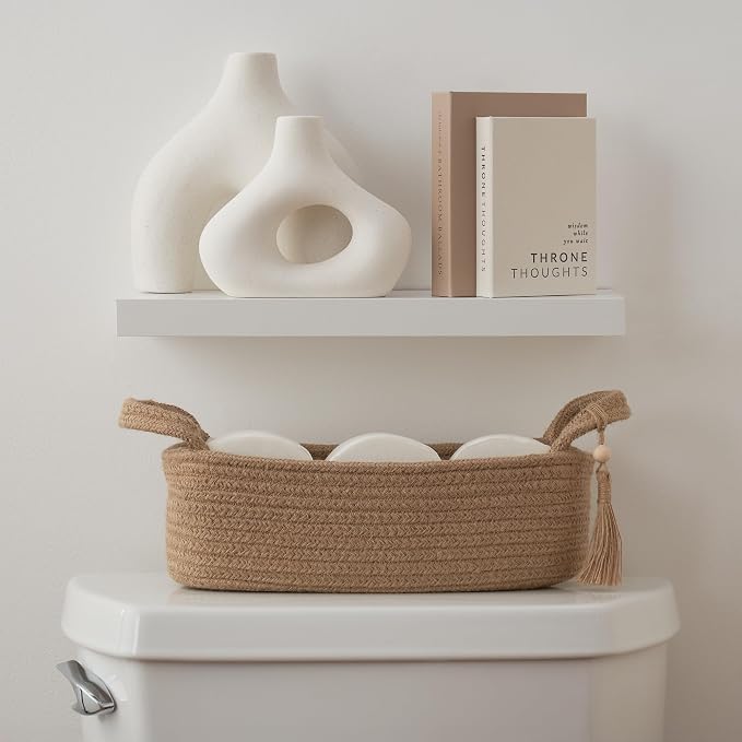 Decorative Toilet Paper Basket – Beautiful Bathroom Organizer - Image 6