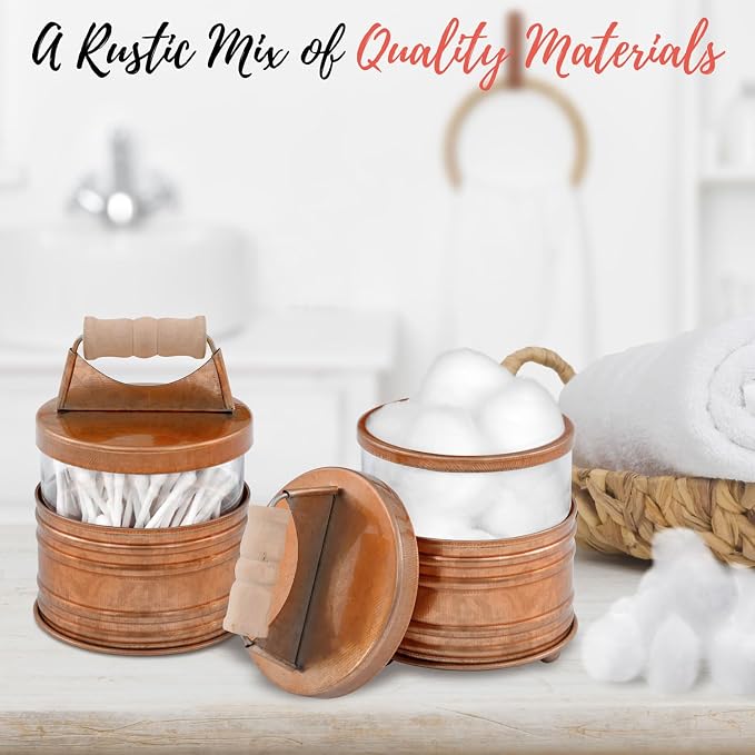 Autumn Alley Rustic Bathroom Accessories Set 4 - Image 6