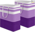 HomeHacks 2 Pack Large Laundry Baskets, Waterproof, Freestanding Laundry Hampers by HomeHacks