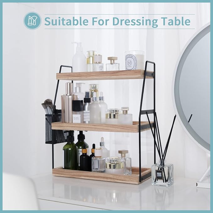 Bathroom Organizer Countertop, 3-Tier Standing Counter Shelf - Image 5