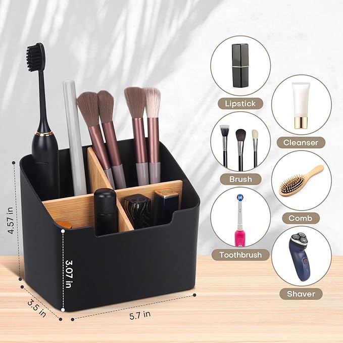 Toothbrush Holders for Bathrooms, Electric Toothbrush and Toothpaste Holder - Image 3