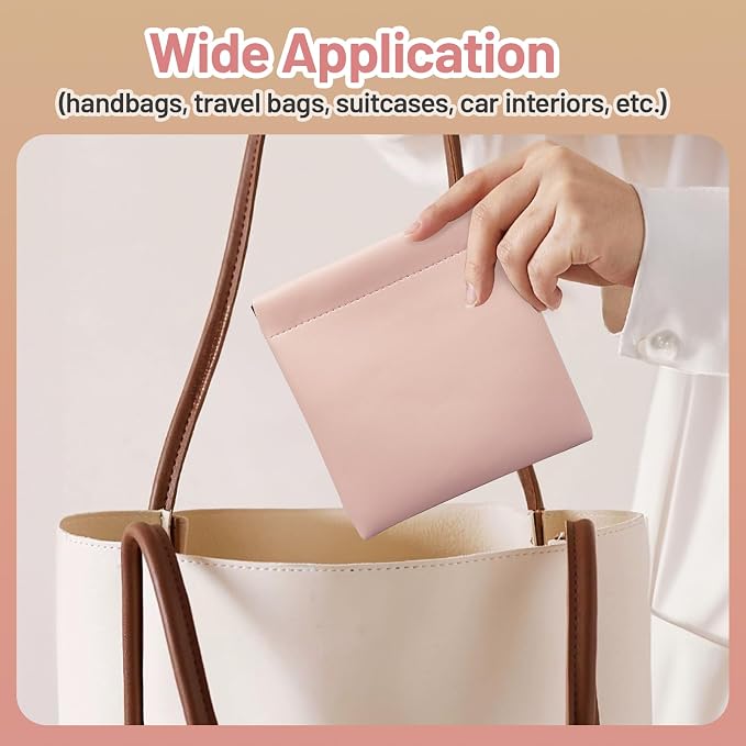 4 Pack 4.7"×4.7" Small Pouches for Purse, Snap Closure Organizer Pouch - Image 7