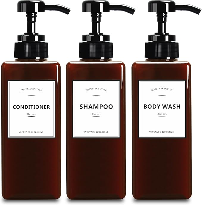 Shampoo and Conditioner Dispenser by YACEYACE