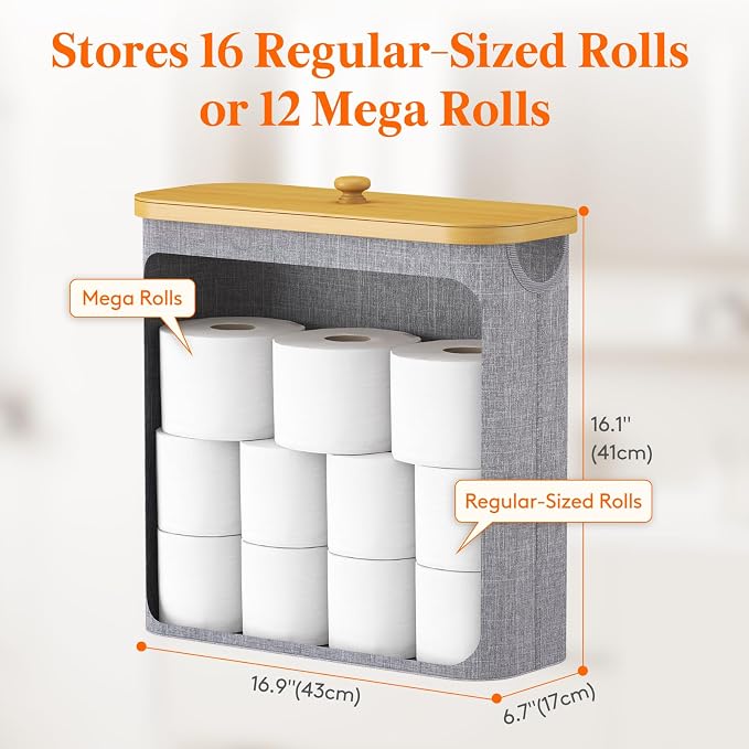 Lifewit Toilet Paper Storage Holder - Image 3