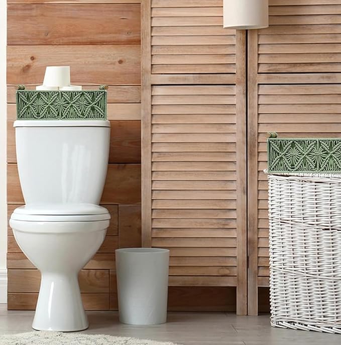 HOSROOME Macrame Boho Decor Baskets - Image 5