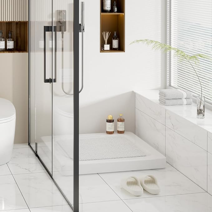 HITSLAM Square Shower Mat Non Slip, Bath Tub Mat - Image 7
