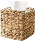 Tissue Box Cover, Square Wicker Tissue Box Holder Facial Tissues Boxes by S310