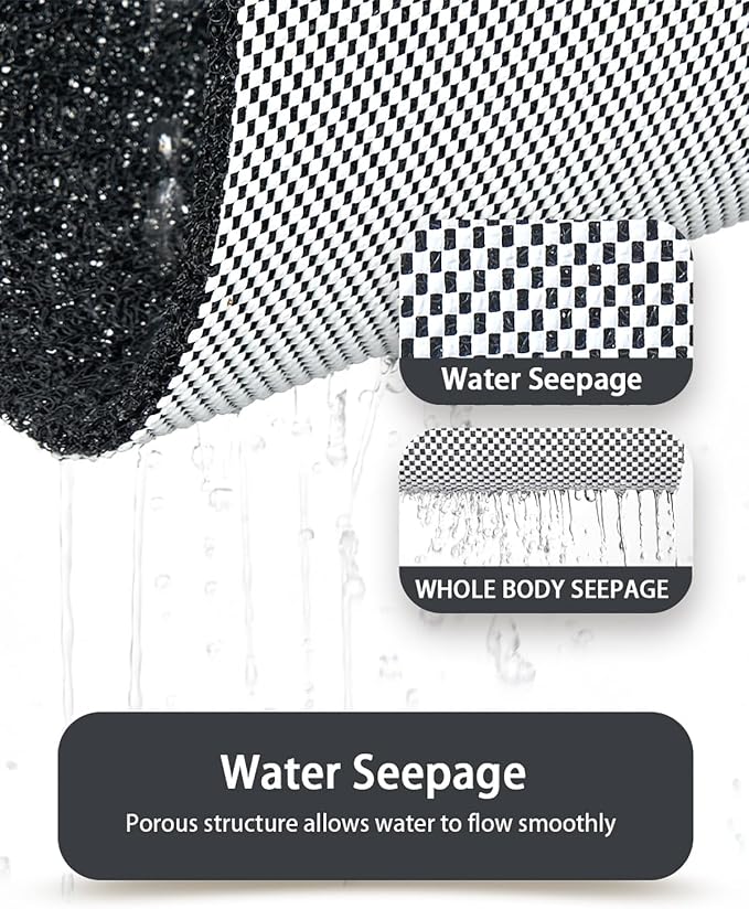 Non Slip Shower Mats for Inside Shower, 16x24 Inch, Anti-Slip Bathtub Mats for - Image 5