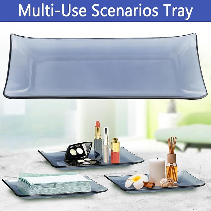 Haturi Bathroom Accessories Set, Toothbrush Holder, Apothecary Jar, Vanity Tray - Image 6