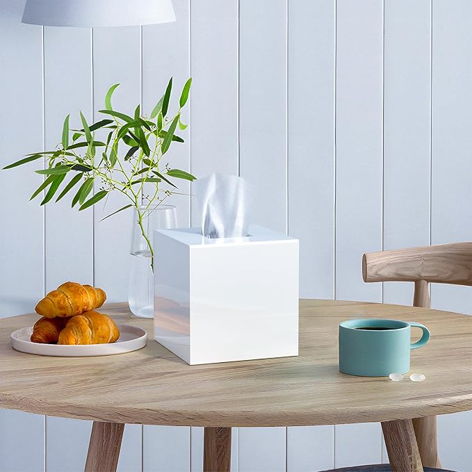 Acrylic Tissue Box Cover, Facial Napkin Dispenser - Image 3