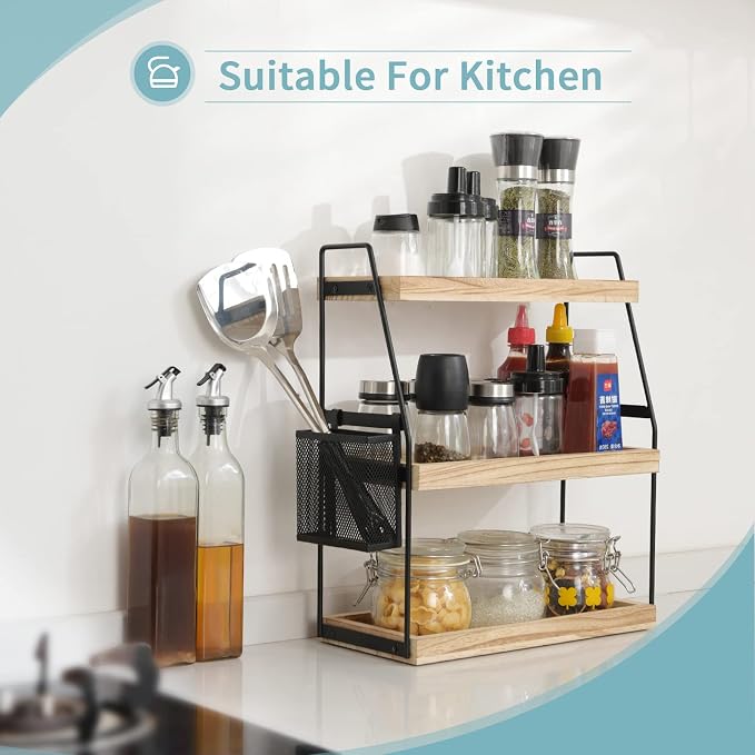 Bathroom Organizer Countertop, 3-Tier Standing Counter Shelf - Image 6