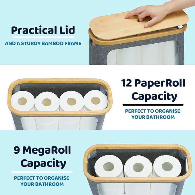 Toilet Paper Basket, Toilet Paper Storage - Image 2