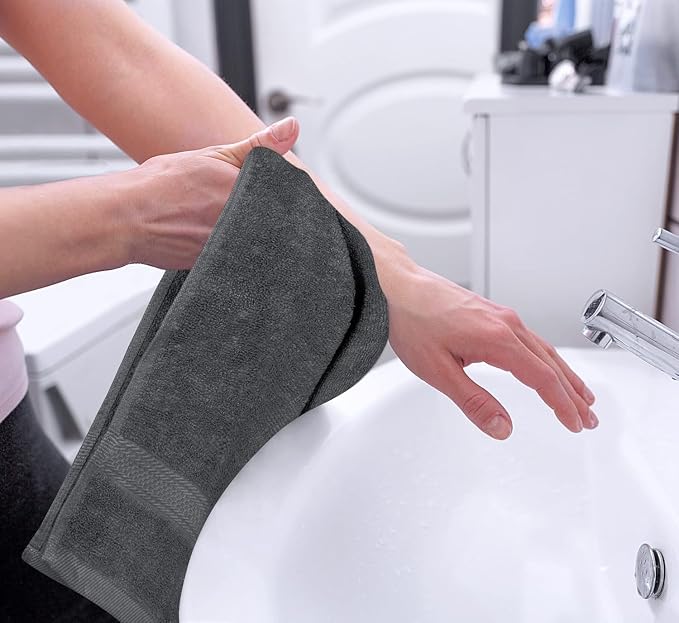 Utopia Towels 6 Pack Premium Hand Towels Set, 16 by 28 inches, 100% Ring Spun - Image 3