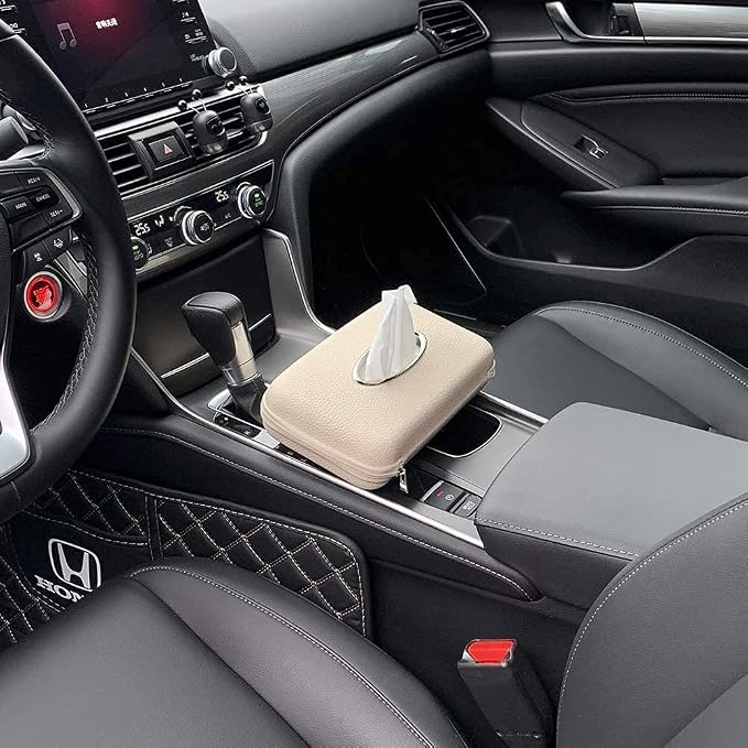 Car Tissue Holder, Sun Visor Tissue Holder, Zipper Car Visor Napkin Holder - Image 7