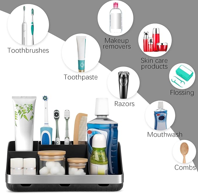 Black Toothbrush Holder - Image 5