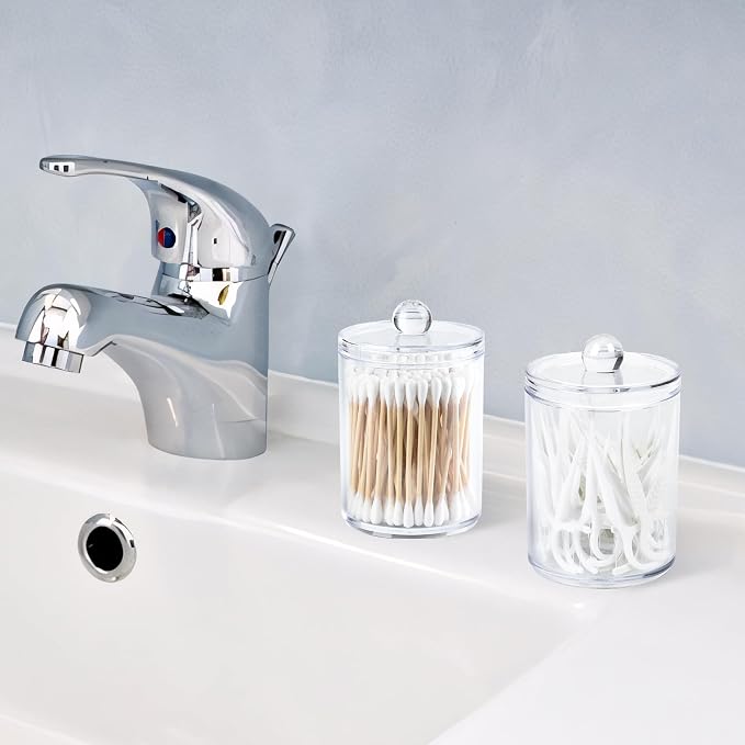 Clear Bathroom Organizer with Lid - Image 6