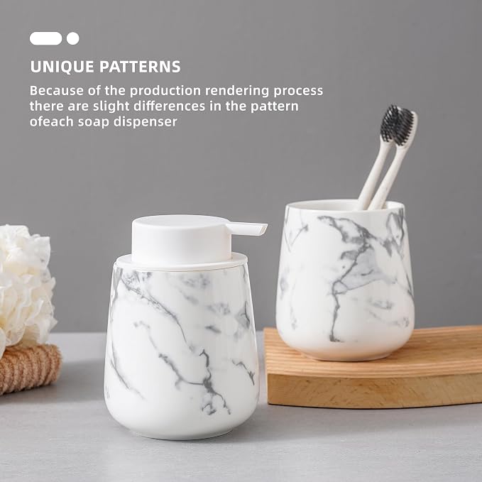 soap Dispenser Ceramic foaming soap Dispenser - Image 6