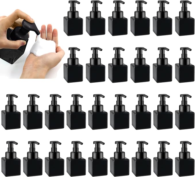 8.5 oz Foaming Soap Dispenser Plastic Foaming Pump Bottle, Refillable Dispenser by Unknown