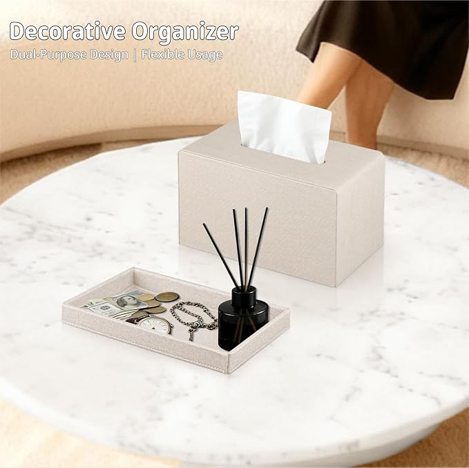 YAPISHI Large Tissue Box Cover Rectangle - Image 6
