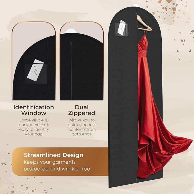 72" Long Dress Bags for Gowns - Image 4