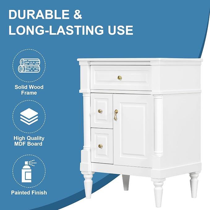 Harper & Bright Designs 24" Bathroom Vanity - Image 7