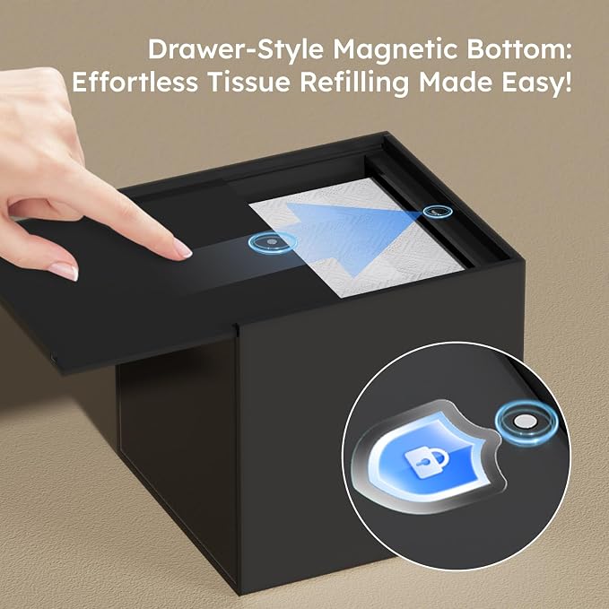 FEMELI Acrylic Tissue Box Cover Square - Image 3
