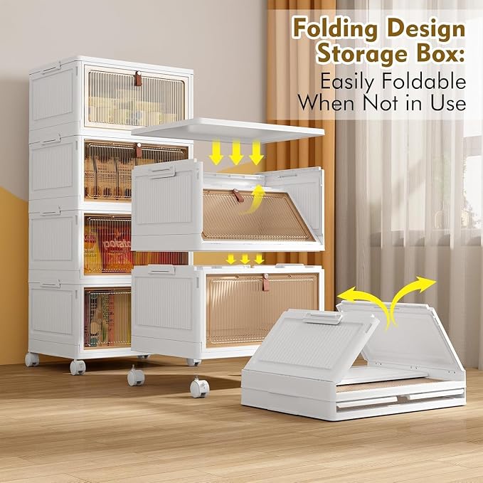4 Tier Plastic Storage Bins - Image 4
