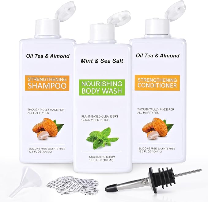 13.5oz Fake Empty Shampoo Bottles by YINCL