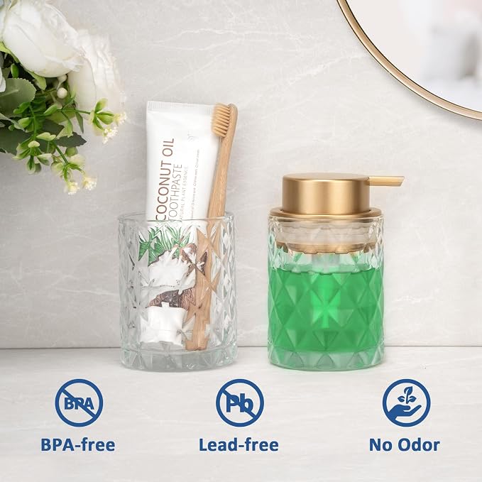 Bathroom Glass Soap Dispenser - Image 2