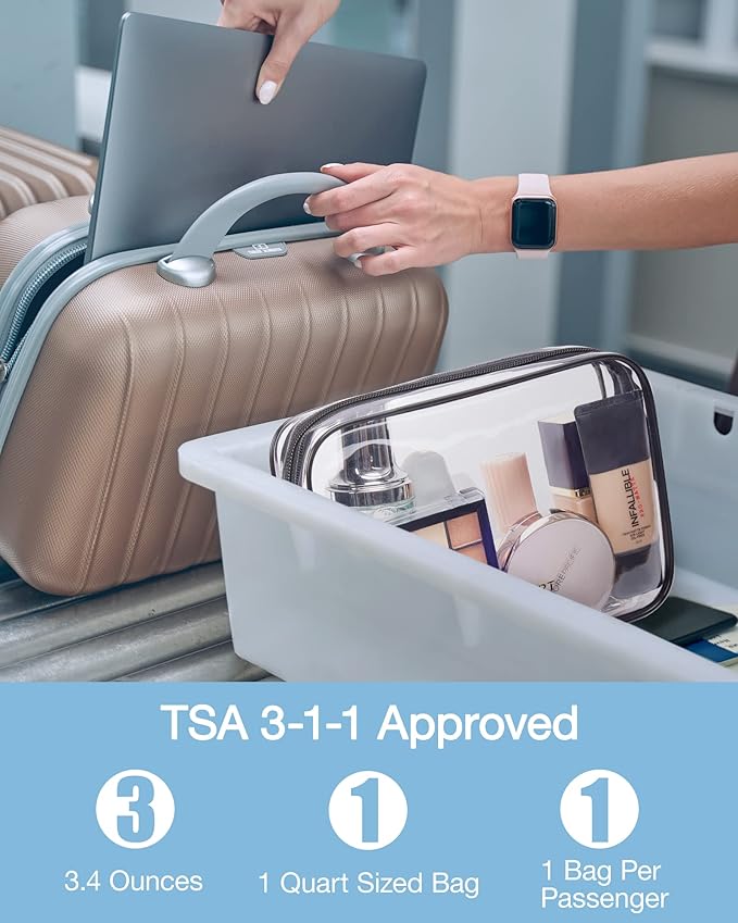 BAGSMART Clear Toiletry Bag - Image 3
