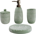 Hymmah Green Bathroom Accessories Set, Farmhouse Bathroom Decor, Contain Cotton by Hymmah