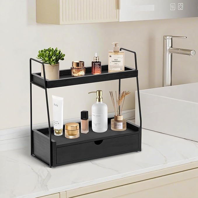 2-Tier Bathroom Organizer Countertop - Image 3