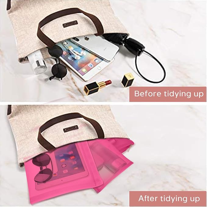 EASYFUN Mesh Pouch, Make up Bag - Image 4