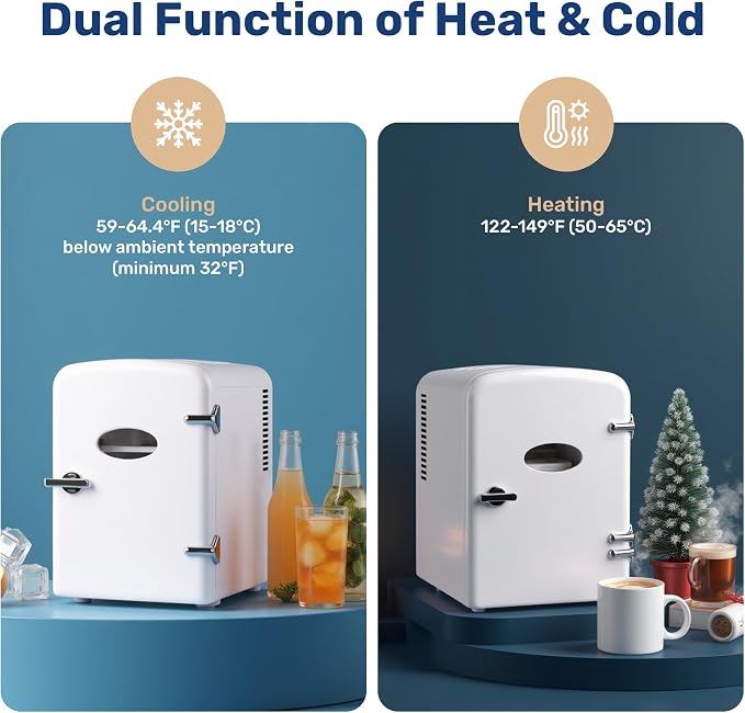 HealSmart Mini Fridge Portable 6 Liter/9 Can - Image 5