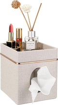 Sumnacon Linen Square Tissue Box Cover by Sumnacon