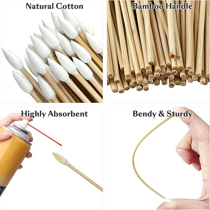 600/500/400 PCS Gun Cleaning Swabs - Image 3