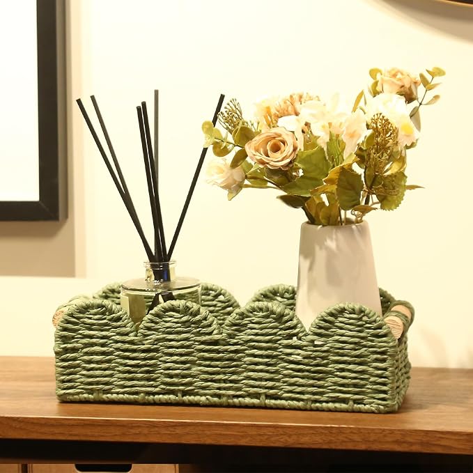 Paper Rope Storage Basket Set of 2 - Image 7