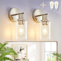 DLLT Wall Sconces Set of Two: Modern Bathroom Vanity Light Fixtures by DINGLILIGHTING