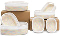 7 Piece Cotton Rope Woven Basket Set by HLWDFLZ