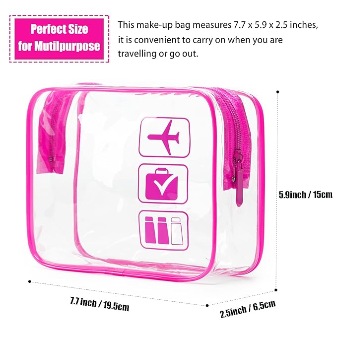 MODENGKONGJIAN TSA Approved Toiletry Bag, Carry on Airport Airline Compliant Bag - Image 3