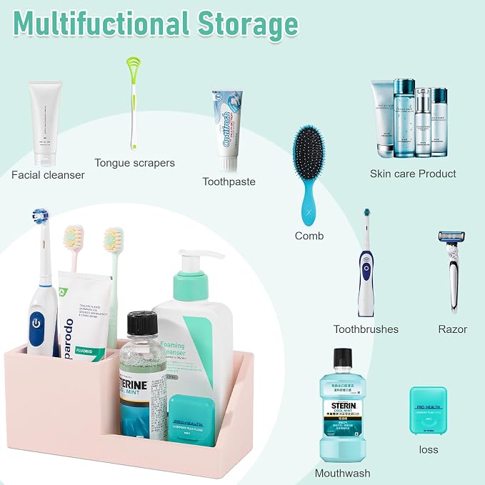 Diatomite Toothbrush Holders for Bathrooms, Quick Dry Electric Tooth Brush and - Image 5