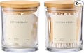 MaisoNovo Qtip Holder Bathroom Set – Airtight Q tip and Cotton Round Holder by MaisoNovo-TheArtofSustainableLiving