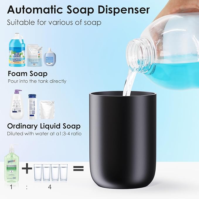 Automatic Soap Dispenser Touchless Foaming: Soap Dispenser Rechargeable - Image 6