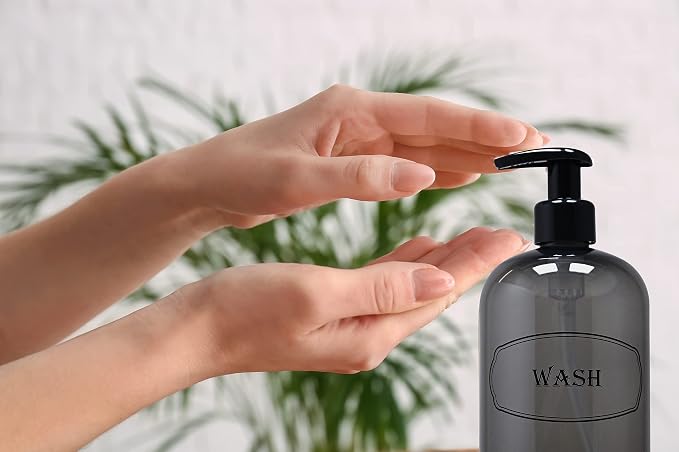 Bottiful Home-16 oz Shampoo, Conditioner, Wash Refillable Empty Plastic Pump - Image 7